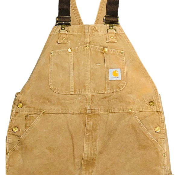 Vintage  Carhartt tan overalls, coveralls (carhartt brown) union made - Picture 16 of 16